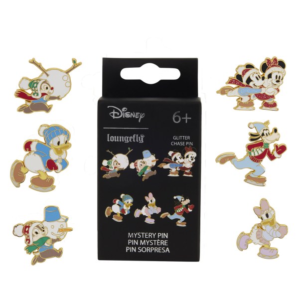 Pin's Mystère Mickey et ses amis Activités d'Hiver - Disney Loungefly