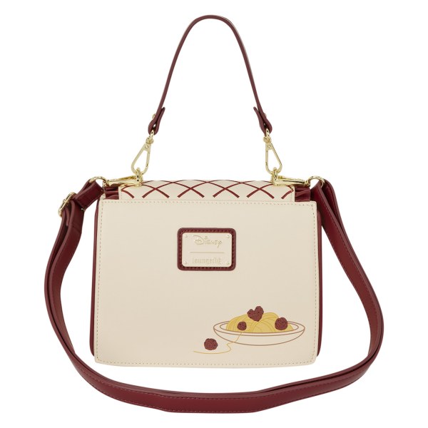 Sac à bandoulière bijoux La Belle et le Clochard diner spaghetti - Disney Loungefly