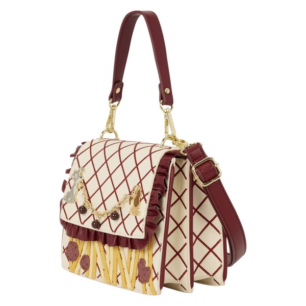 Sac à bandoulière bijoux La Belle et le Clochard diner spaghetti - Disney Loungefly