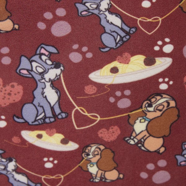 Sac à bandoulière bijoux La Belle et le Clochard diner spaghetti - Disney Loungefly
