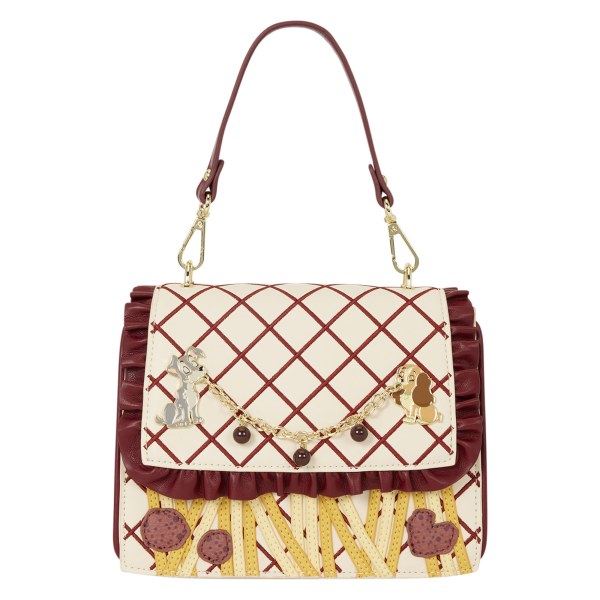 Sac à bandoulière bijoux La Belle et le Clochard diner spaghetti - Disney Loungefly
