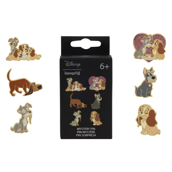 Pin's mystère La Belle et le Clochard - Disney Loungefly