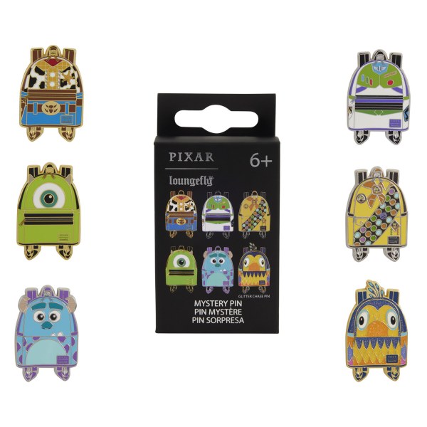 Pin's mystère mini sac à dos personnages Pixar - Disney-Pixar Loungefly