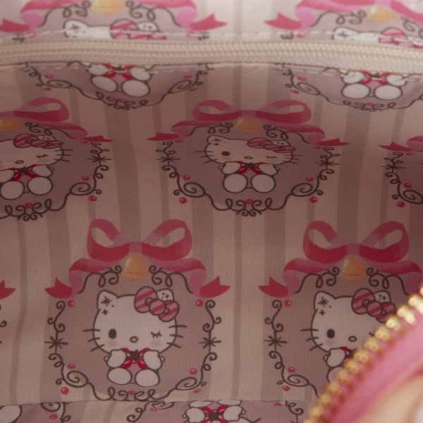 Sac à bandoulière matelassé Hello Kitty avec poignée perlée et breloque - Loungefly Sanrio
