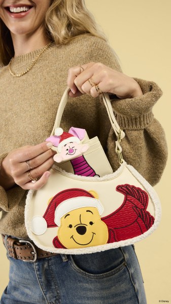 Sac à bandoulière de Noël Winnie l'Ourson et Porcinet - Disney Loungefly