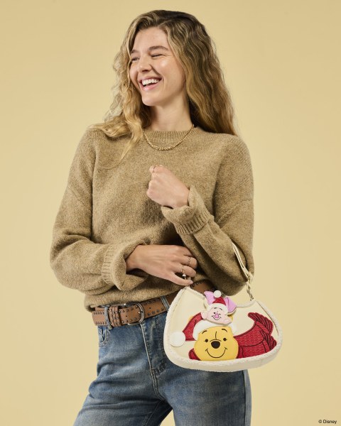 Sac à bandoulière de Noël Winnie l'Ourson et Porcinet - Disney Loungefly