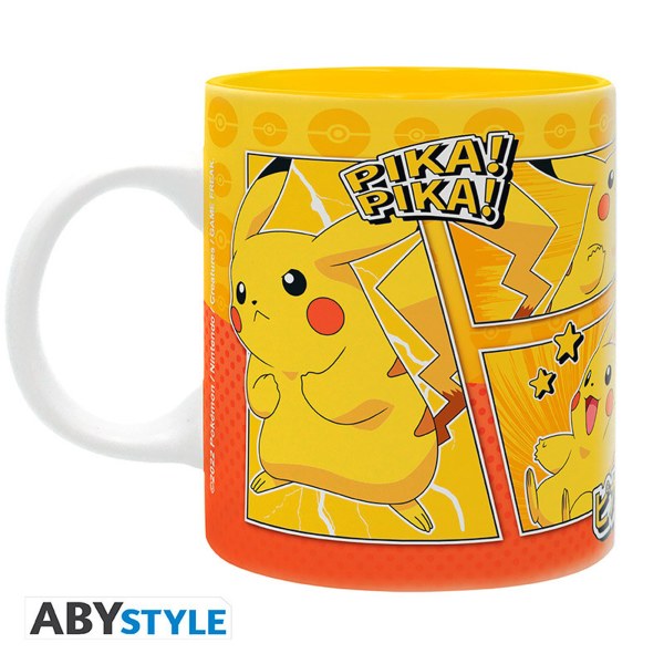 POKEMON - Cahier A5 + Mug 320 ml + Cartes postales Pikachu