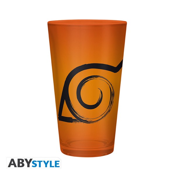 NARUTO SHIPPUDEN - Pack Verre XXL + Pin's + Carnet Konoha