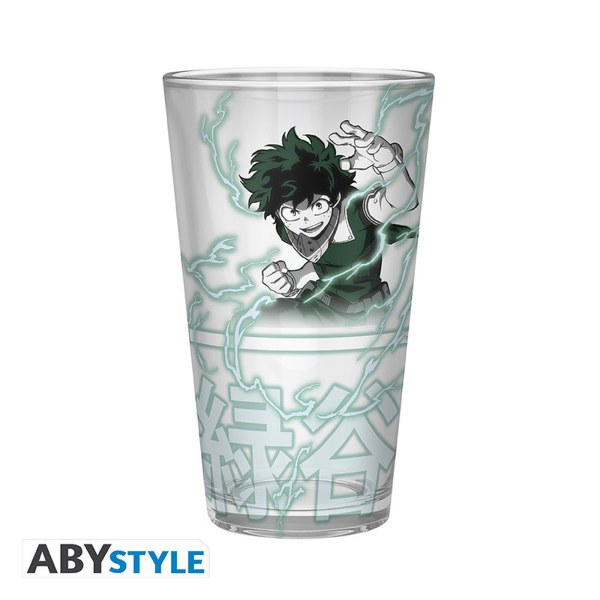 MY HERO ACADEMIA - Pack Verre XXL + Pin's + Carnet Héros