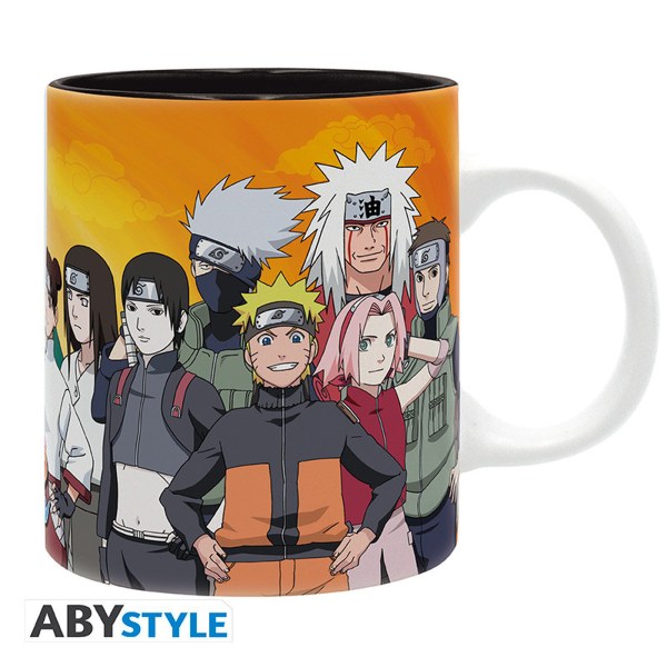 NARUTO SHIPPUDEN - Pack Mug 320ml + Acryl® + Cartes postales Naruto