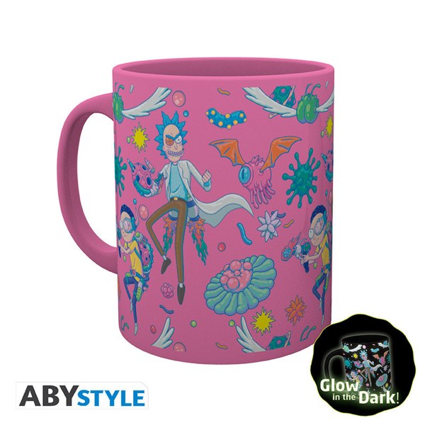 RICK AND MORTY - Pack Verre XXL + Mug + 2 Sous-verres