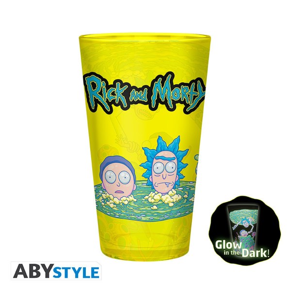 RICK AND MORTY - Pack Verre XXL + Mug + 2 Sous-verres