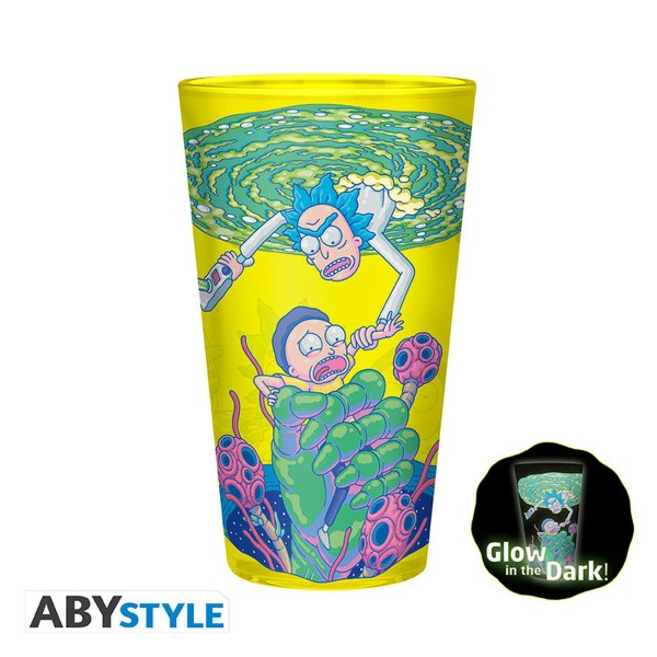 RICK AND MORTY - Pack Verre XXL + Mug + 2 Sous-verres