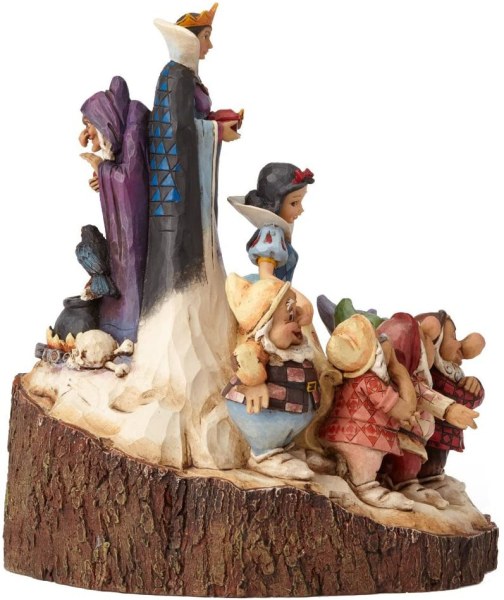 WOOD CARVED BLANCHE-NEIGE DISNEY TRADITIONS