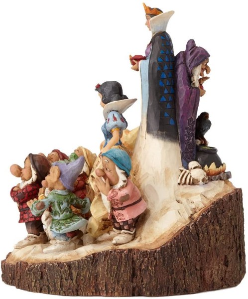 WOOD CARVED BLANCHE-NEIGE DISNEY TRADITIONS