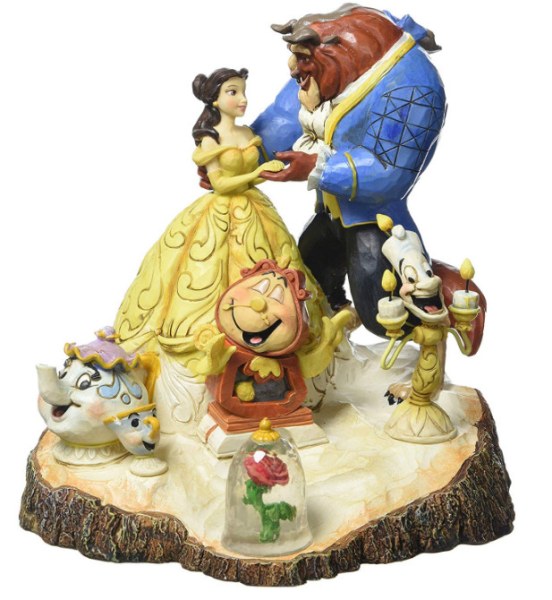LA BELLE ET LA BETE DISNEY TRADITIONS JIM SHORE
