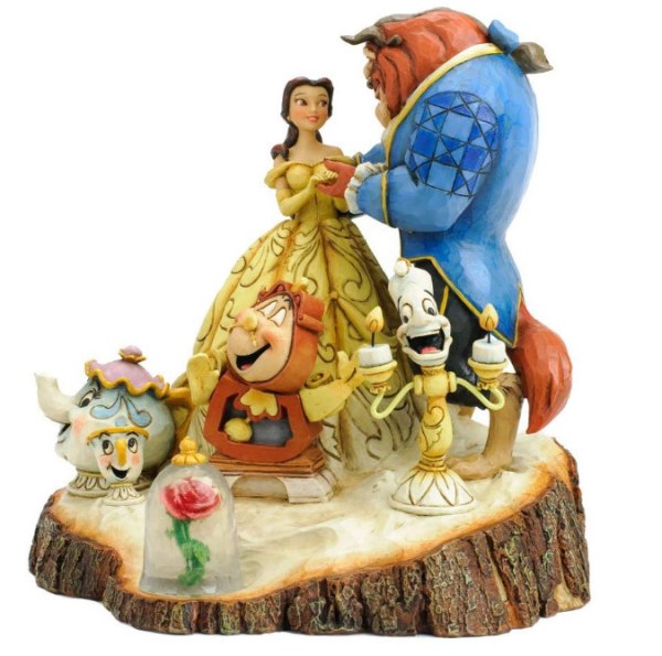 LA BELLE ET LA BETE DISNEY TRADITIONS JIM SHORE