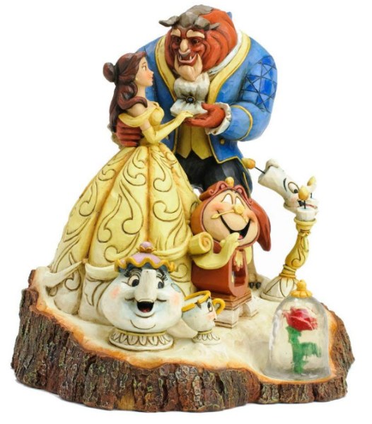 LA BELLE ET LA BETE DISNEY TRADITIONS JIM SHORE