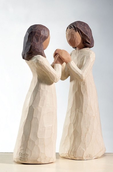 FIGURINES WILLOW TREE SOEURS PAR LE COEUR