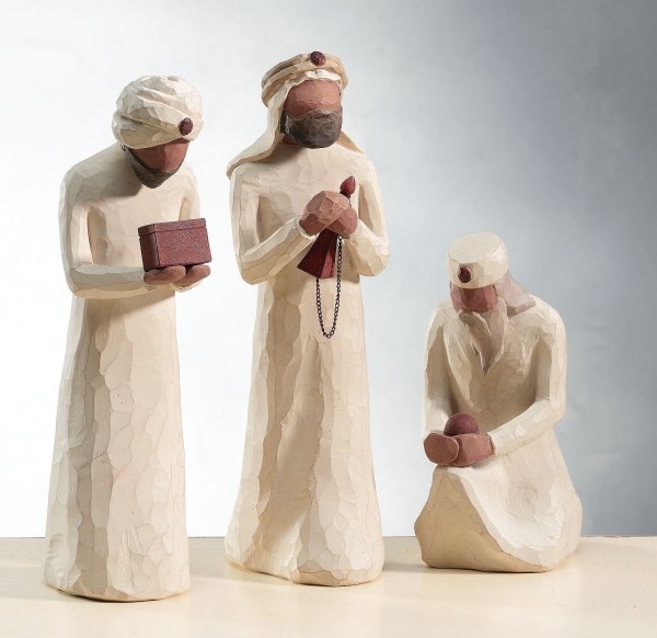 FIGURINES WILLOW TREE LES ROIS MAGES