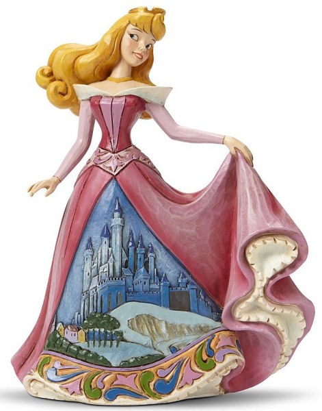 AURORE EN ROBE DECOR CHATEAU DISNEY TRADITIONS
