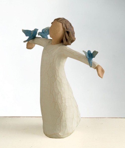 STATUETTE WILLOW TREE BONHEUR