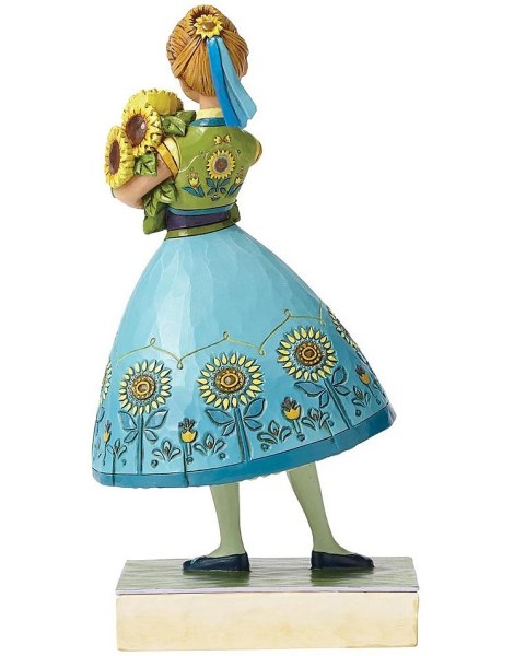 FIGURINE FROZEN FEVER ANNA PRINTEMPS FLEURI DISNEY TRADITIONS