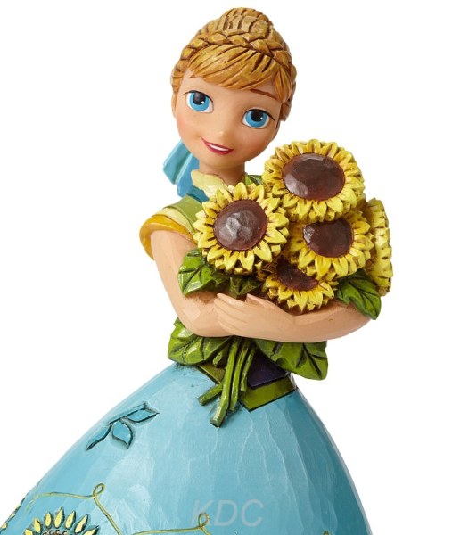 FIGURINE FROZEN FEVER ANNA PRINTEMPS FLEURI DISNEY TRADITIONS