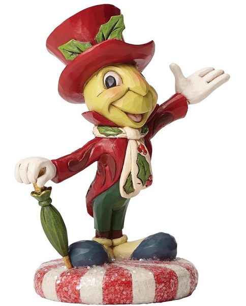 FIGURINE JOLLY JIMINY DISNEY TRADITIONS JIM SHORE