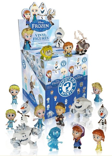 FROZEN DISNEY MYSTERY MINI SERIES 12 FIGURINES