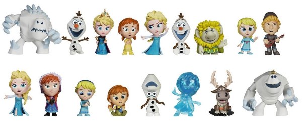 FROZEN DISNEY MYSTERY MINI SERIES 12 FIGURINES