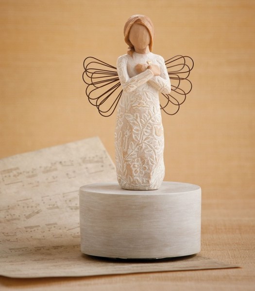 BOITE A MUSIQUE ANGE SOUVENIR WILLOW TREE