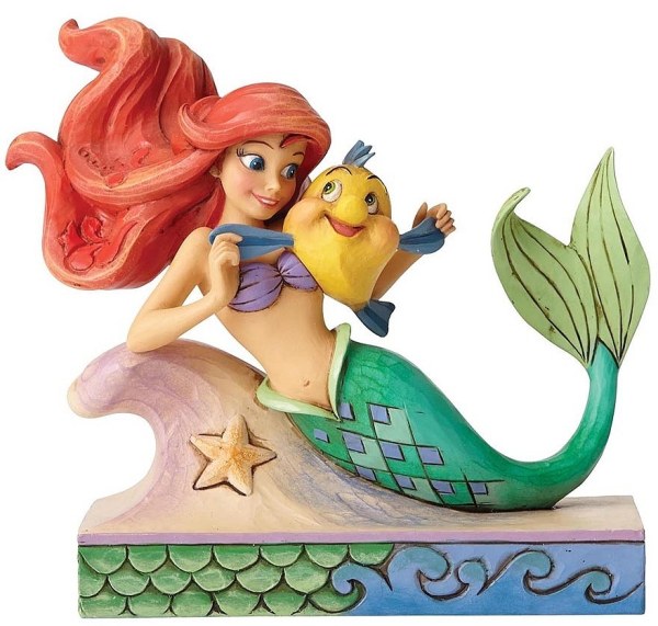 FIGURINE DISNEY TRADITIONS ARIEL ET POLOCHON