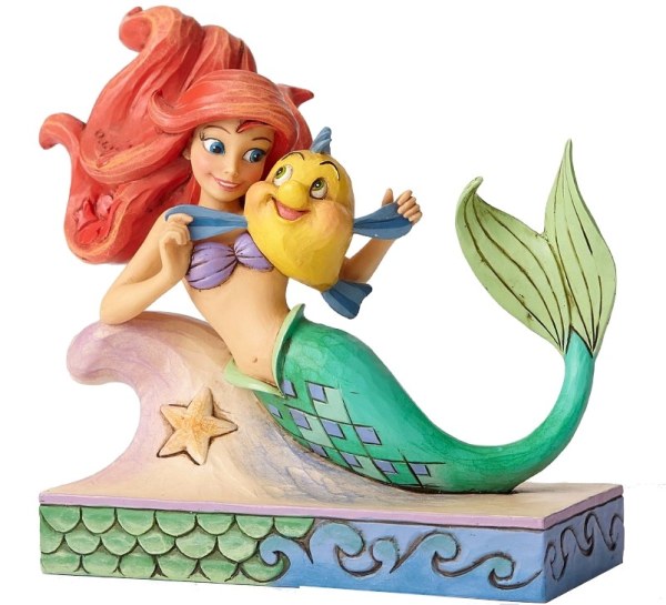 FIGURINE DISNEY TRADITIONS ARIEL ET POLOCHON