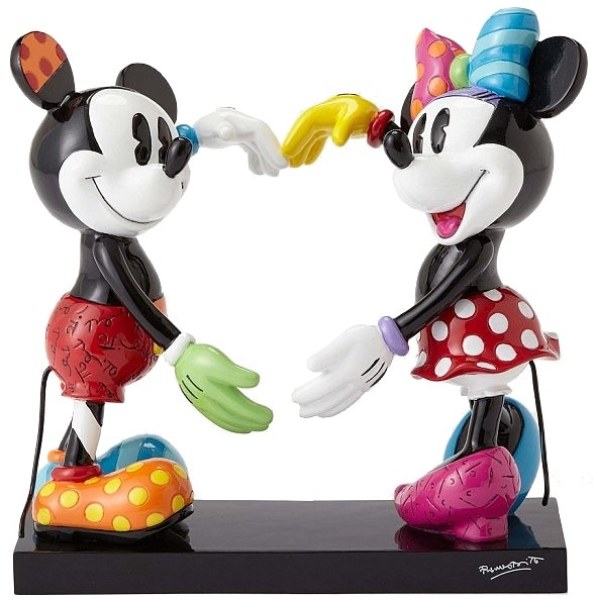 MICKEY ET MINNIE FORMENT UN CŒUR DISNEY BRITTO