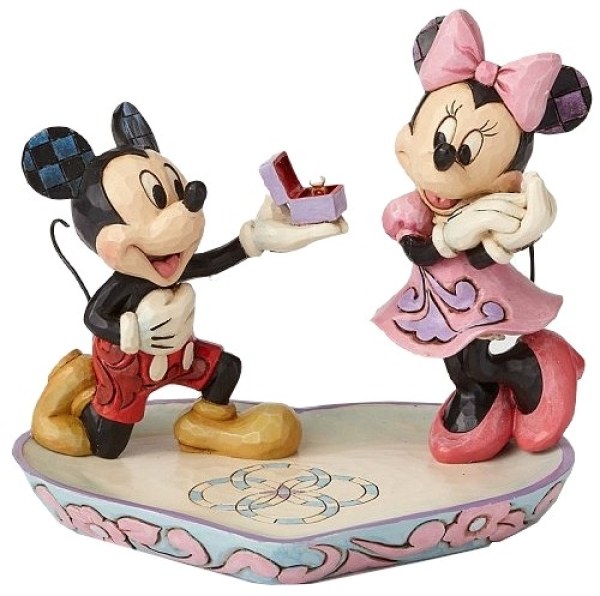 MICKEY MINNIE ET LA BAGUE DE FIANÇAILLES DISNEY TRADITIONS