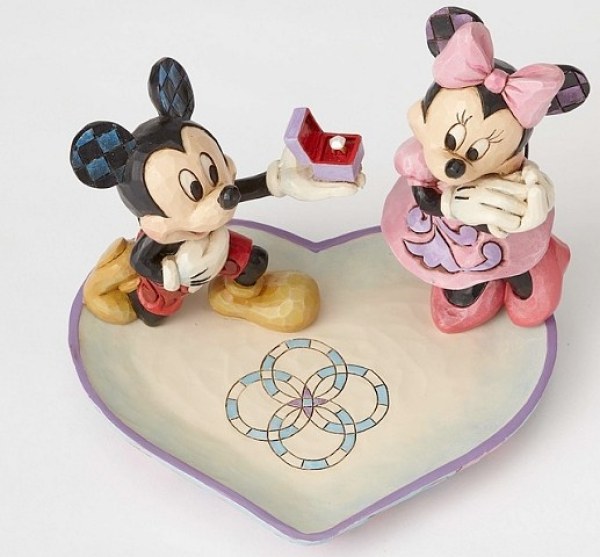MICKEY MINNIE ET LA BAGUE DE FIANÇAILLES DISNEY TRADITIONS
