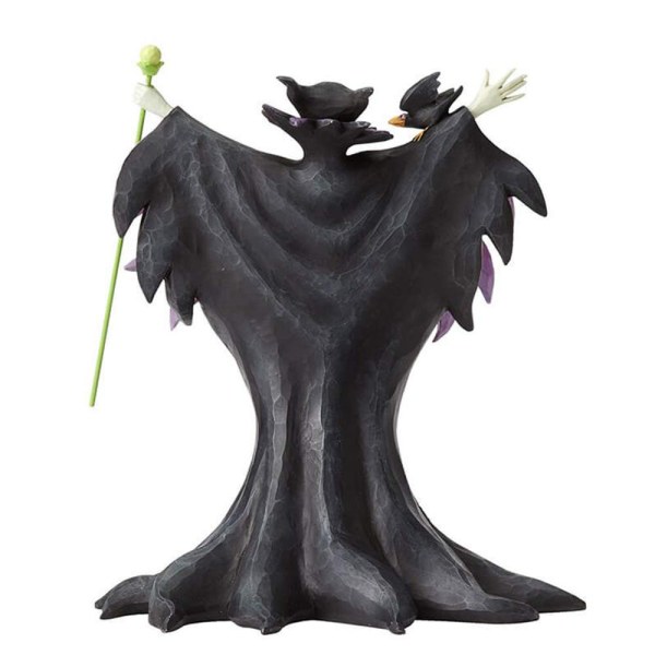 MALÉFIQUE AVEC SCÈNE SCULPTÉE SUR SA ROBE DISNEY TRADITIONS