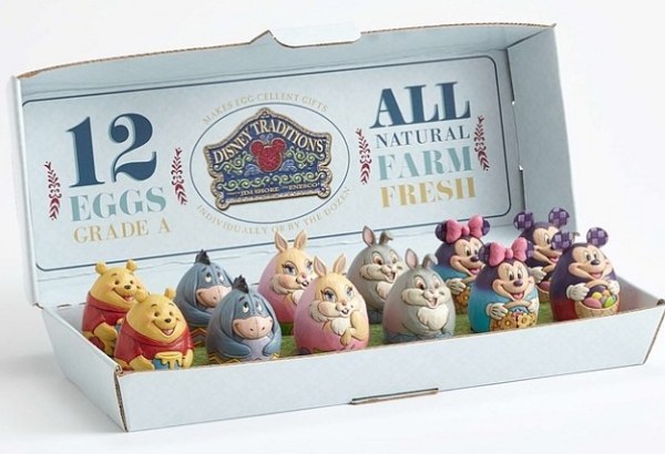 6 COUPLES (12 PIÈCES) D'ŒUFS PERSONNAGES DISNEY TRADITIONS