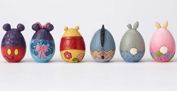 6 COUPLES (12 PIÈCES) D'ŒUFS PERSONNAGES DISNEY TRADITIONS