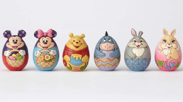 6 COUPLES (12 PIÈCES) D'ŒUFS PERSONNAGES DISNEY TRADITIONS