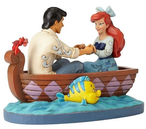 ARIEL ET LE PRINCE ERIC SUR LA BARQUE DISNEY TRADITIONS