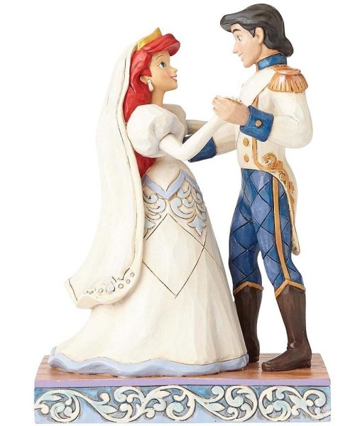 FIGURINE ARIEL ET SON PRINCE MARIÉS DISNEY TRADITIONS