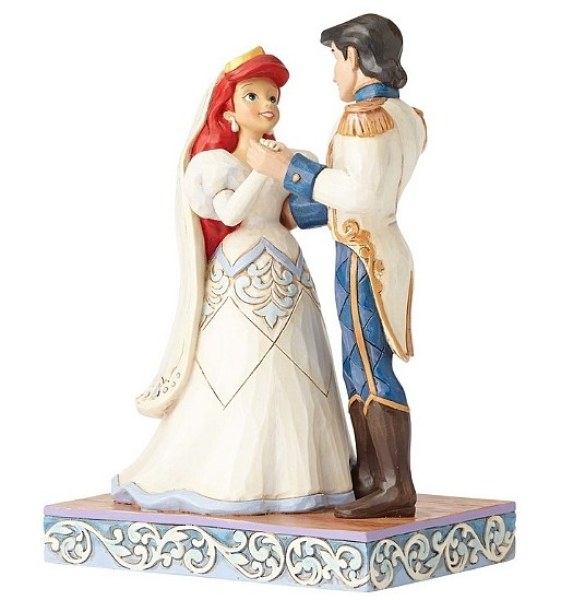 FIGURINE ARIEL ET SON PRINCE MARIÉS DISNEY TRADITIONS