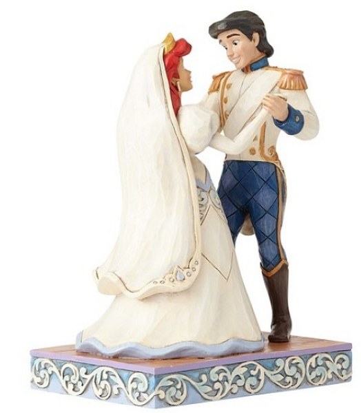 FIGURINE ARIEL ET SON PRINCE MARIÉS DISNEY TRADITIONS