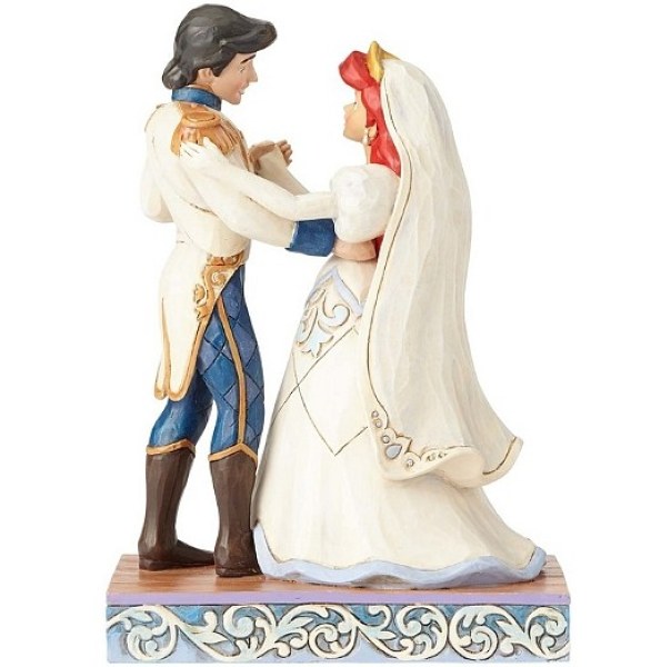 FIGURINE ARIEL ET SON PRINCE MARIÉS DISNEY TRADITIONS