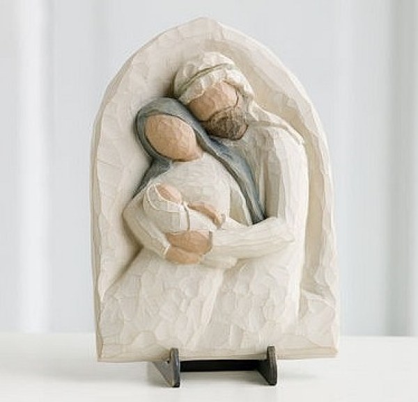 PLAQUE A ACCROCHER SAINTE FAMILLE WILLOW TREE