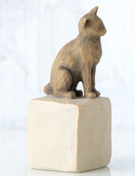 FIGURINE WILLOW TREE J'AIME MON CHAT