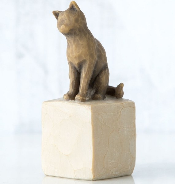 FIGURINE WILLOW TREE J'AIME MON CHAT