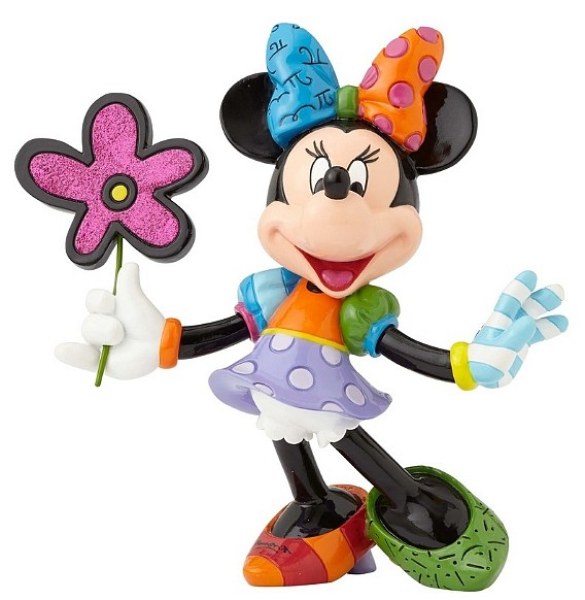 MINNIE AVEC LE BOUQUET DE FLEURS DISNEY BRITTO